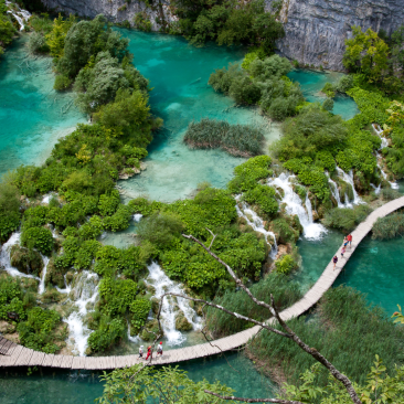 National park Plitvice lakes Croatia