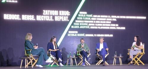 Diego Florian, FSC Adria-Balkan, speaks at Greencajt